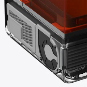 Detail view of the ventilation of the Formlabs Form Studio 1