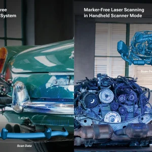 Marker-free scanning with the EinScan Trak