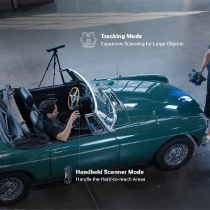 EinScan Trak in tracking mode and handheld scanner mode