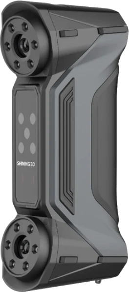 SHINING 3D FreeScan Combo+ Wireless, wireless handheld 3D scanner, front view
